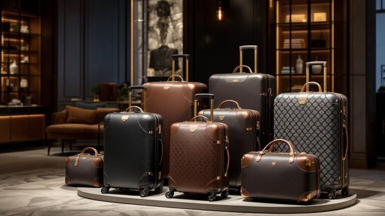 luxurious designer luggage sets