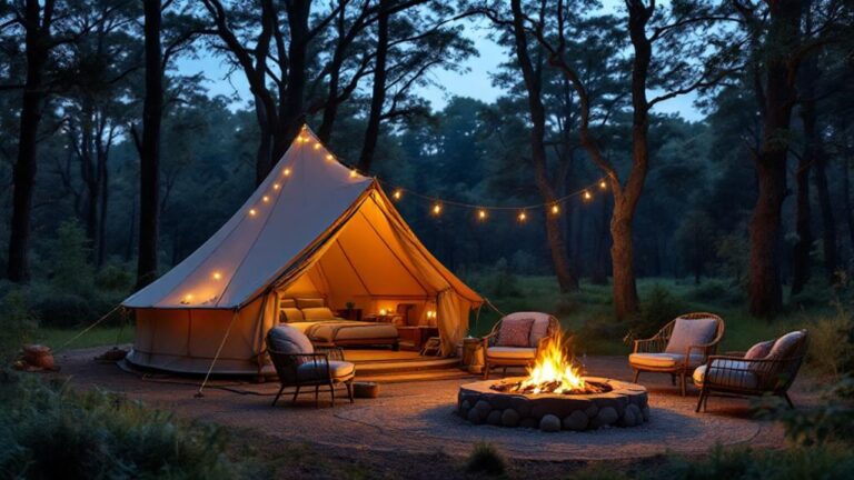 luxurious glamping tents 2024