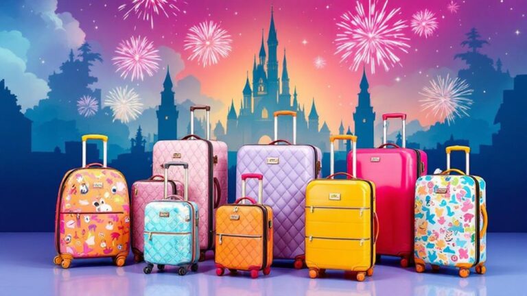 stylish disney vacation luggage