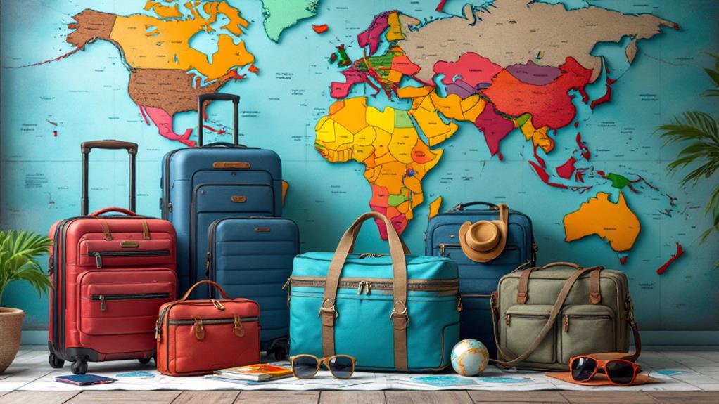 top international travel luggage