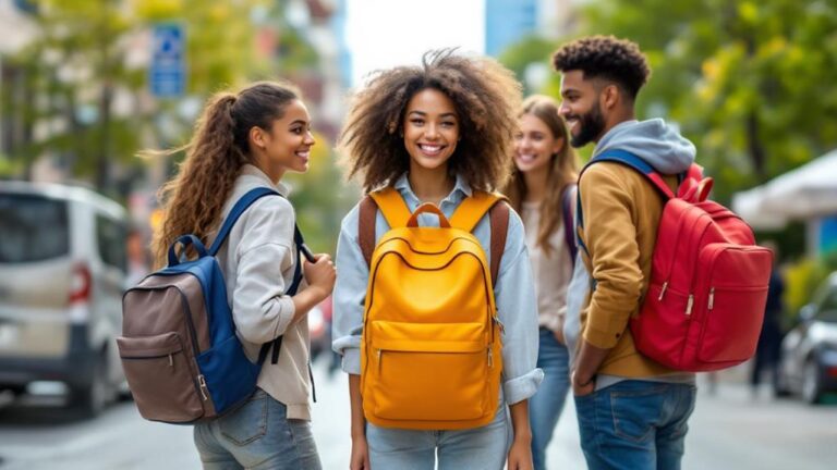 trendy practical teen backpacks