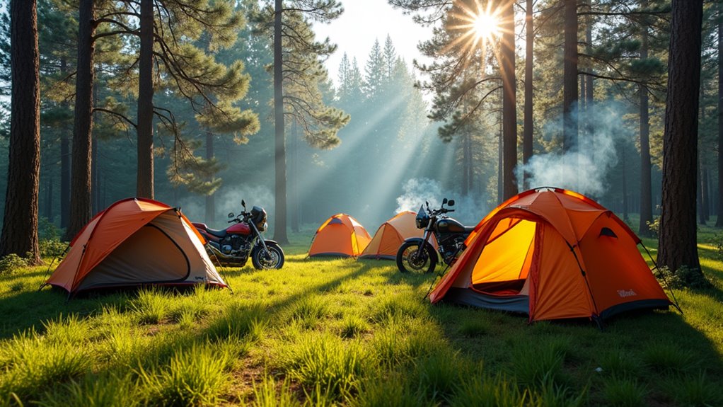 compact tents for motorcycling