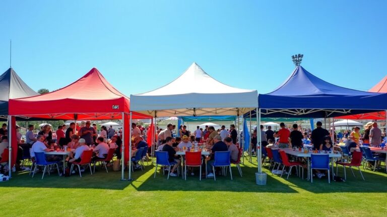 tailgating tents for comfort