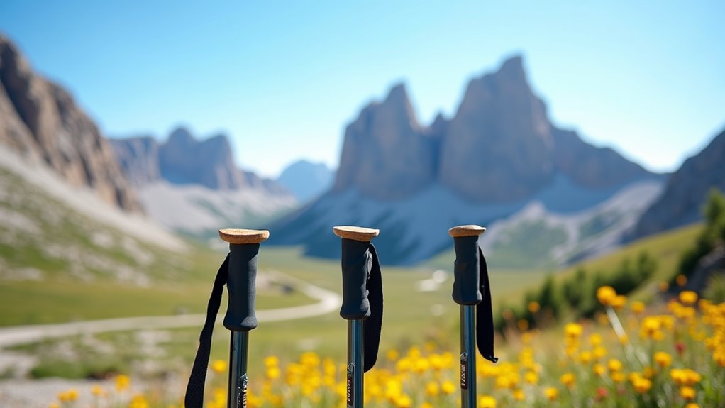 ultralight carbon fiber trekking poles