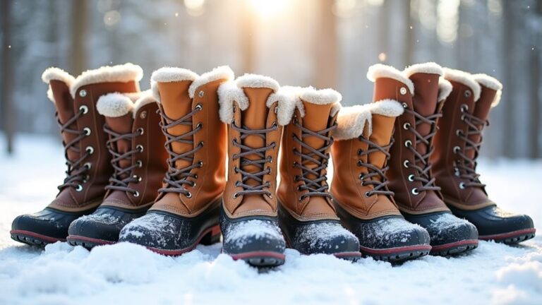 warm insulated winter boots
