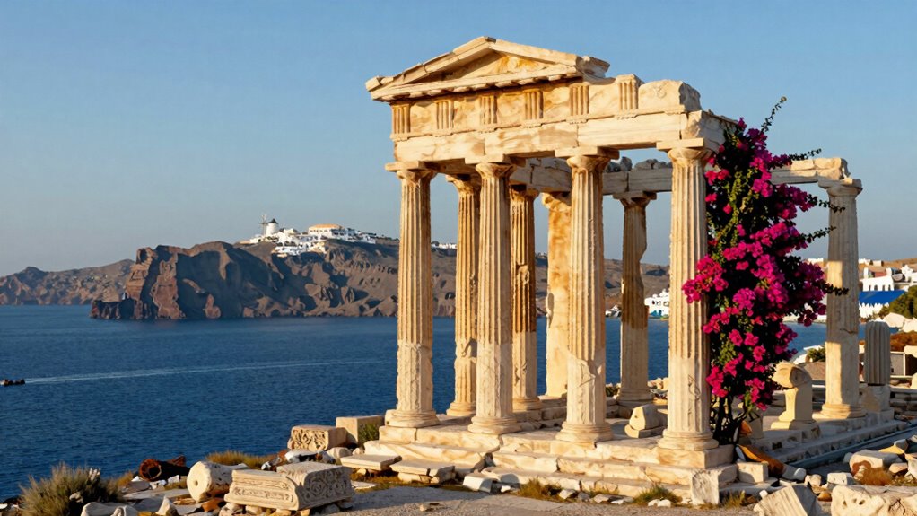 acropolis parthenon delphi ruins