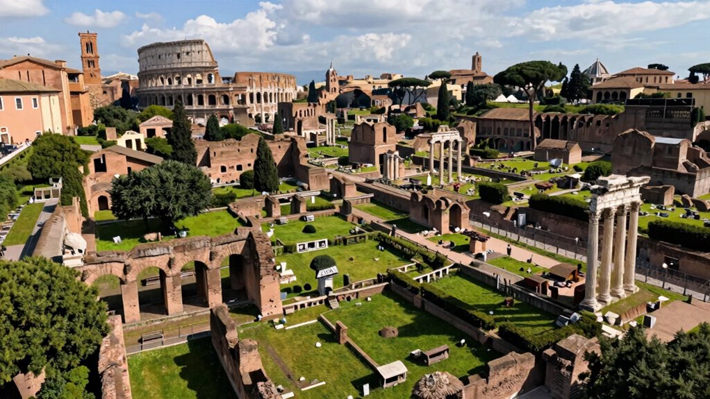 birthplace of rome palatine hill