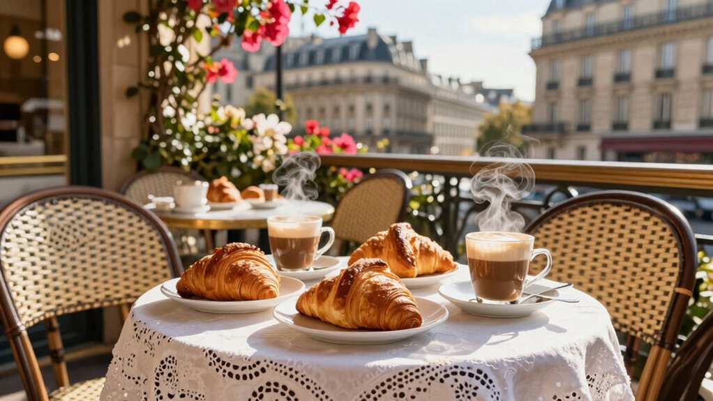 classic parisian caf mornings across neighborhoods