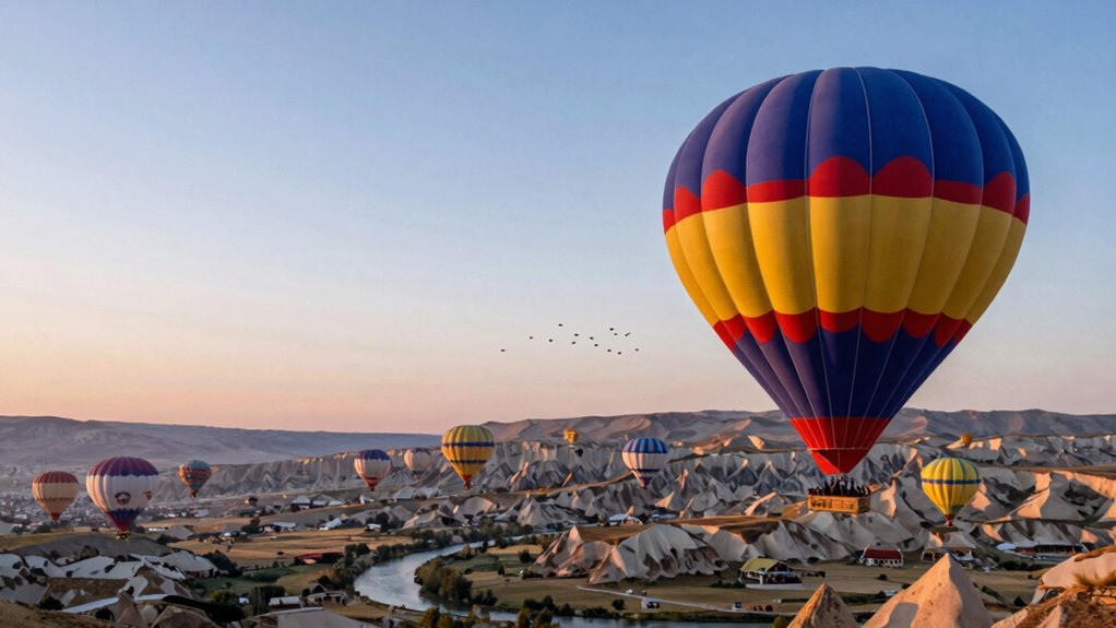 early sunrise ballooning photo ready perfection