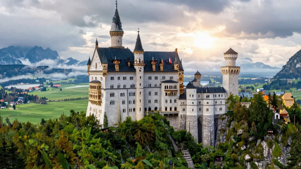 fairy tale bavarian castle enchantment