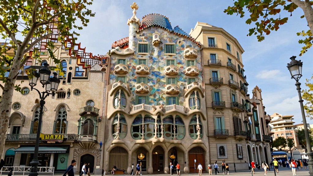 gaud masterpieces along passeig de gr cia