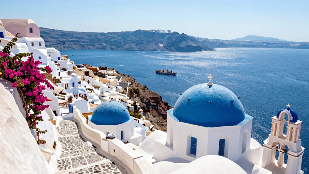 golden hour greek coastal beauty