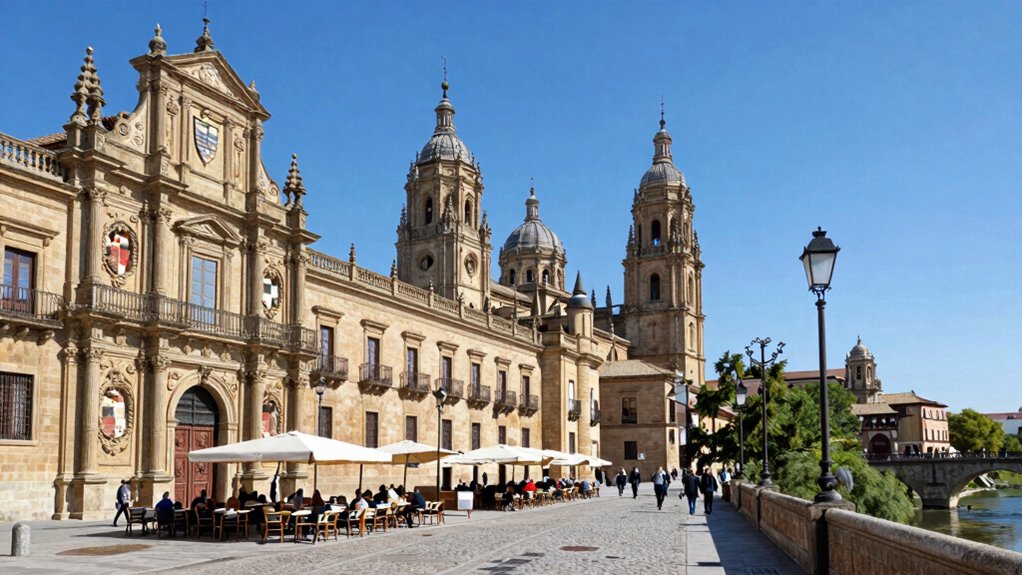 golden sandstone historic landmarks salamanca
