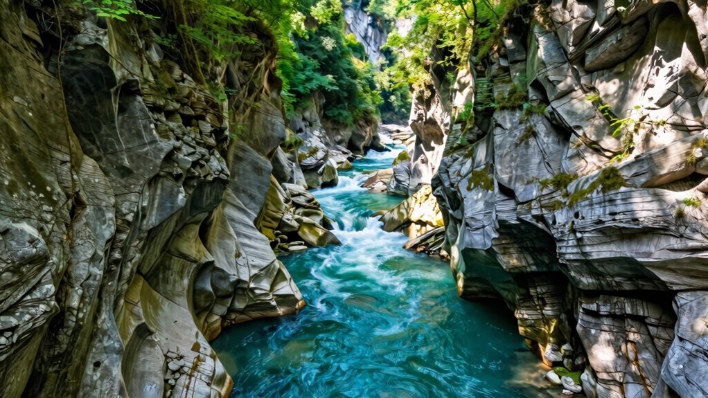 gorges rivers barefoot gorge trek