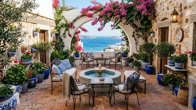 greek inspired modern mediterranean design ideas