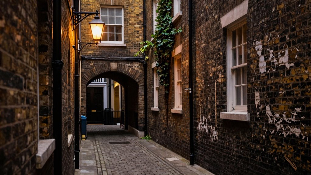 historic alleys behind covent garden