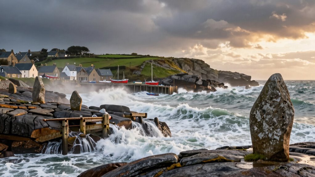 historic megaliths medieval brittany coast