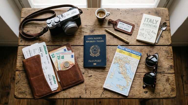 italy travel essentials passport and documents