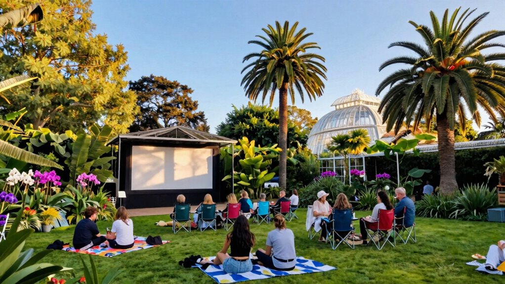 kew gardens and open air cinema