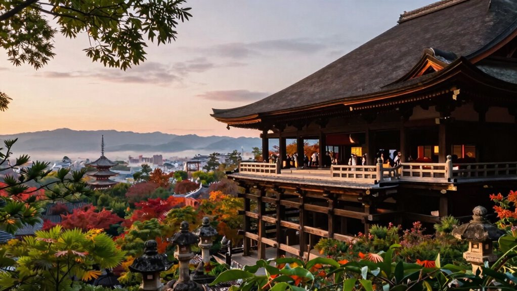 kiyomizu dera balcony cityscape views