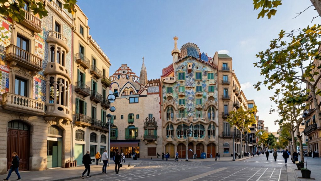 modernist gems on passeig de gr cia