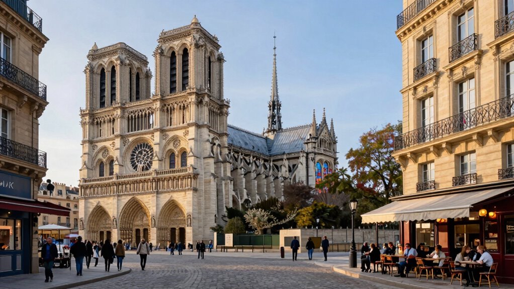 notre dame sainte chapelle latin quarter morning highlights