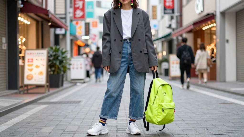 oversized silhouettes playful accessories spotlighted tokyo style