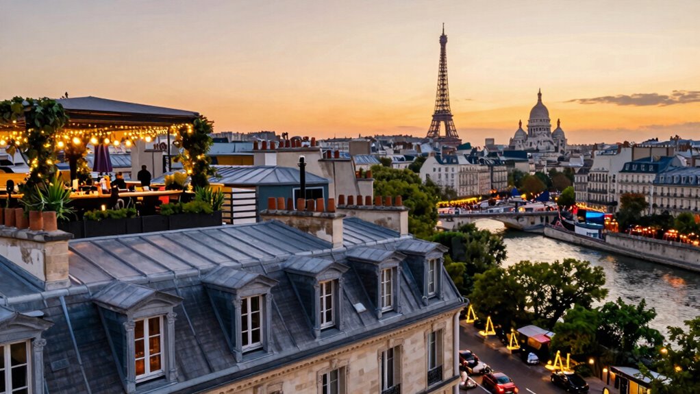 paris rooftop bars with iconic skyline views