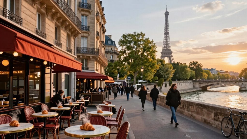parisian neighborhoods landmarks twilight views