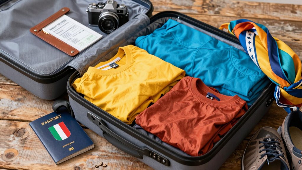passport packing cubes versatile outfits adapters