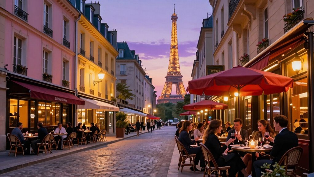 romantic parisian evening options