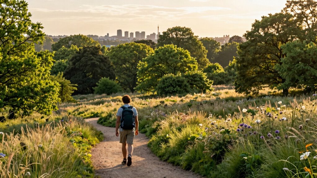 scenic hampstead heath walk