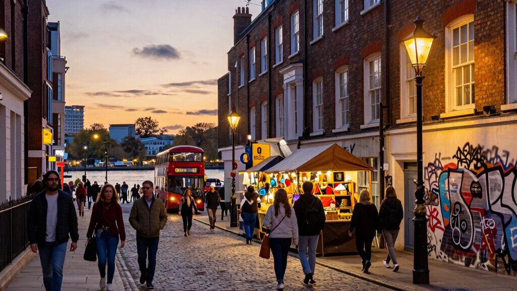 soho by day and night
