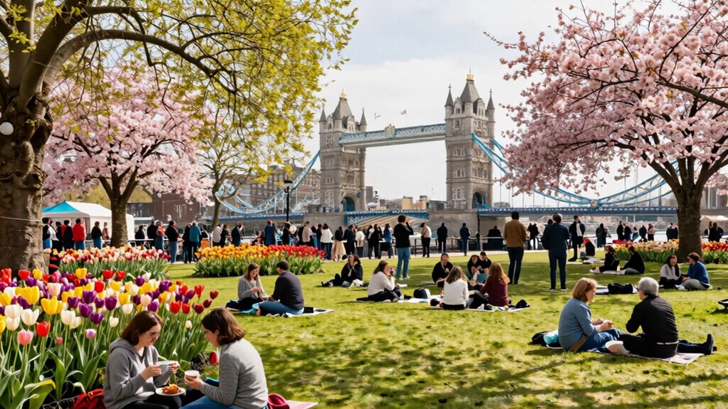 spring london festivals parks art tennis science