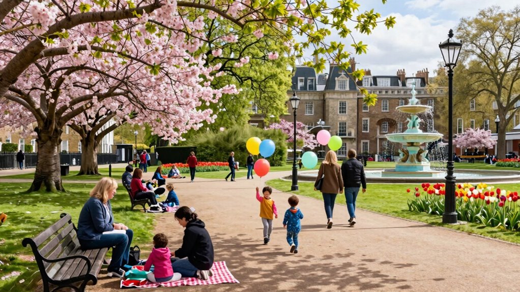 springtime family friendly london parks