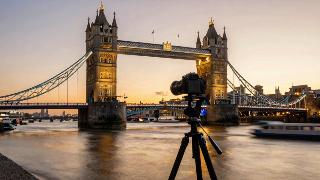 sturdy tripod flat ground