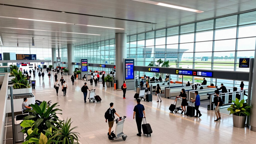 three hours international two domestic