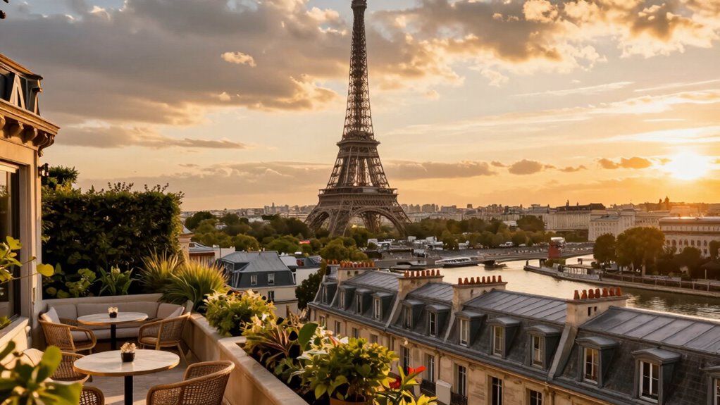 trocad ro to eiffel dawn note four words