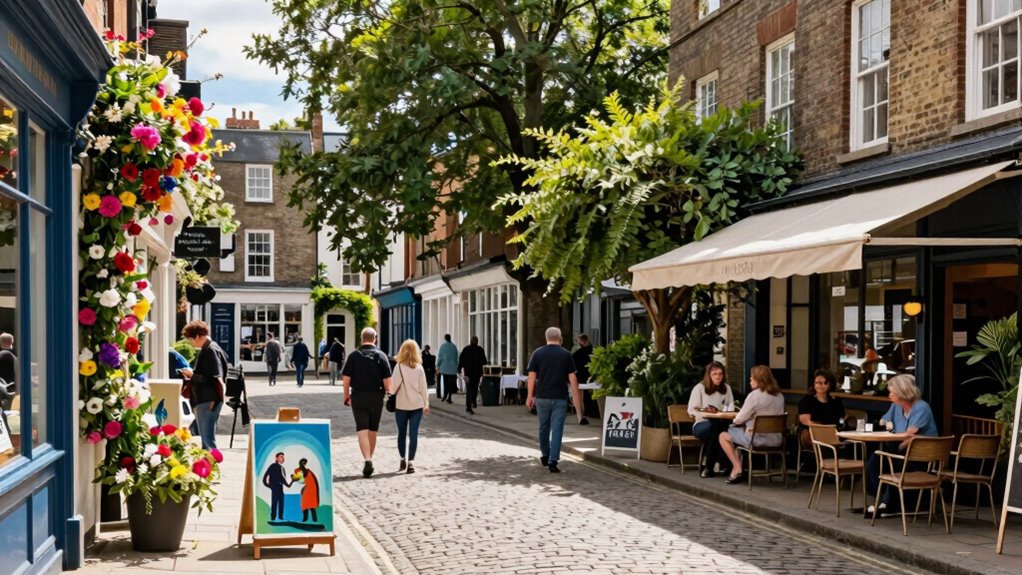 unique hampstead shopping art community