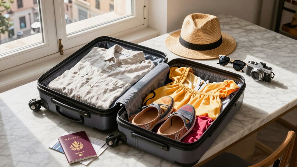 versatile comfortable travel wardrobe footwear