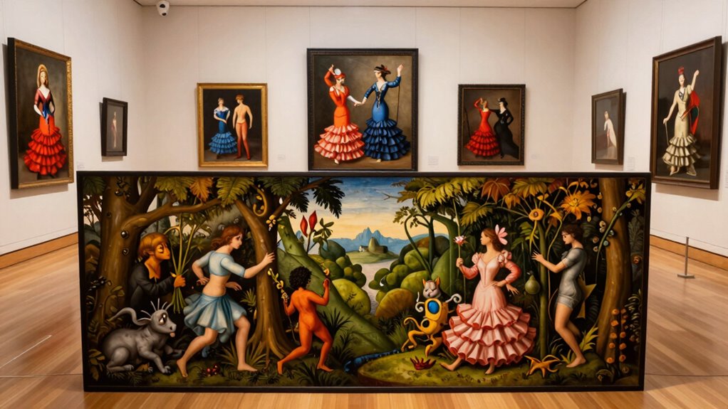 vivid triptych of moral visions