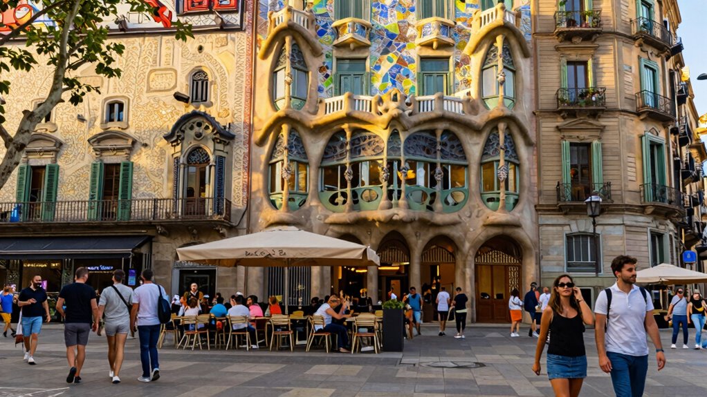 walking barcelona timed tickets gaud highlights