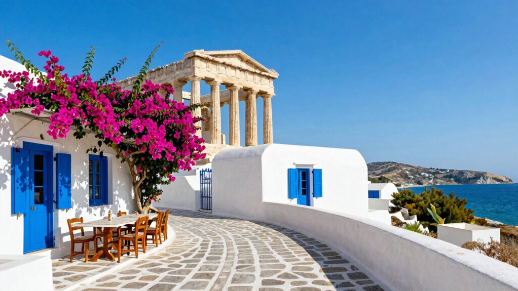 chalki village to temple of apollo sunset views