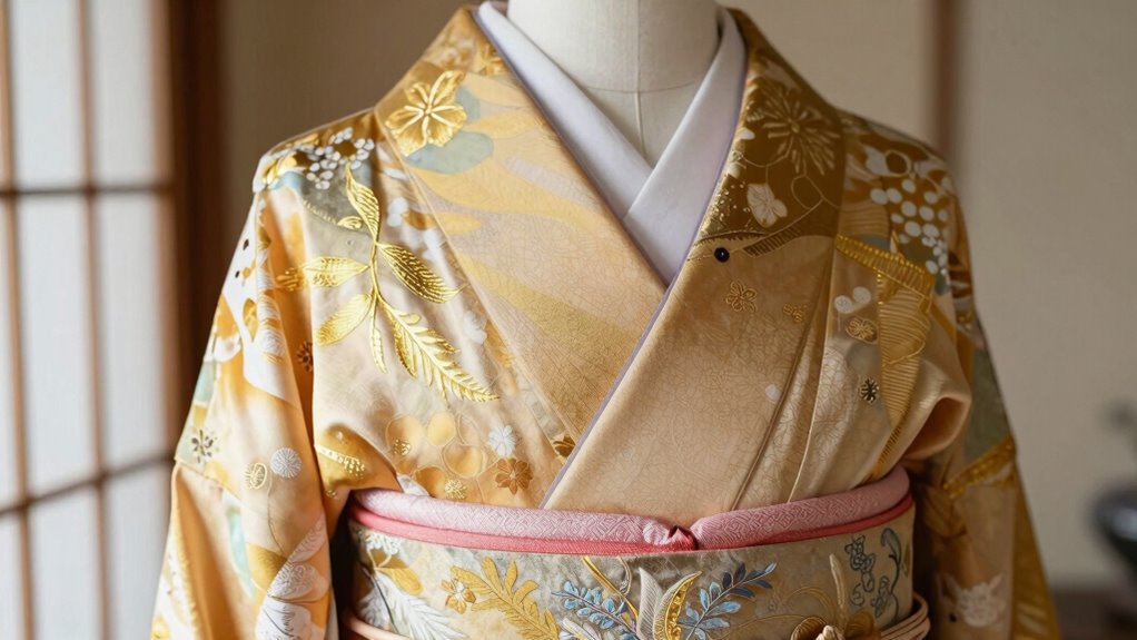 different kimono by formality details