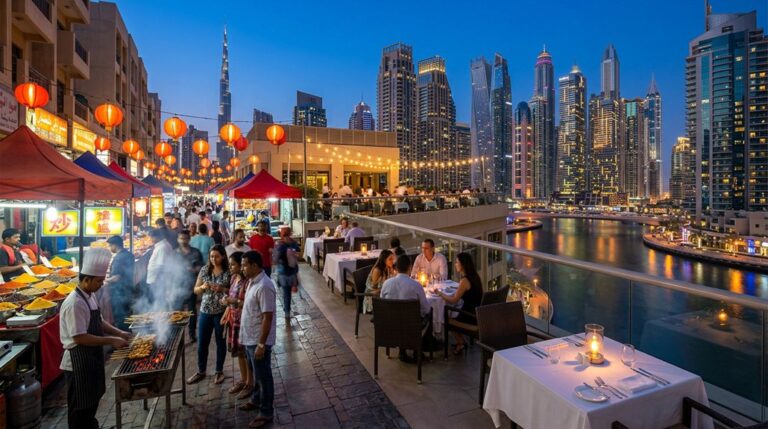 dubai dinner ideas street to fine dining