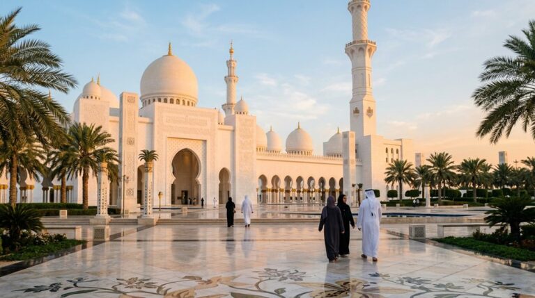 dubai mosque visit etiquette timings sites