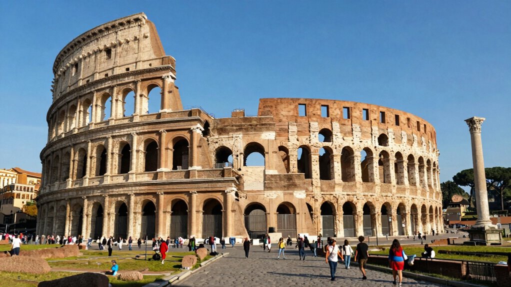 early rome colosseum forum palatine peak
