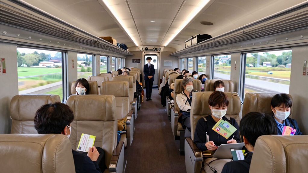 green car reserved seating contrast benefits