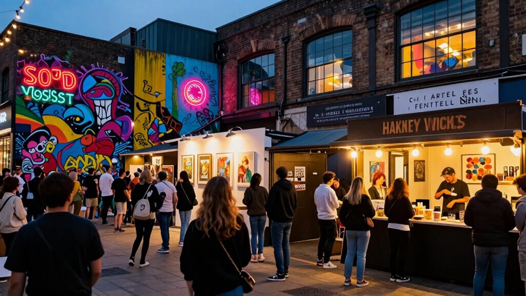 hackney wick canal side nightlife and culture