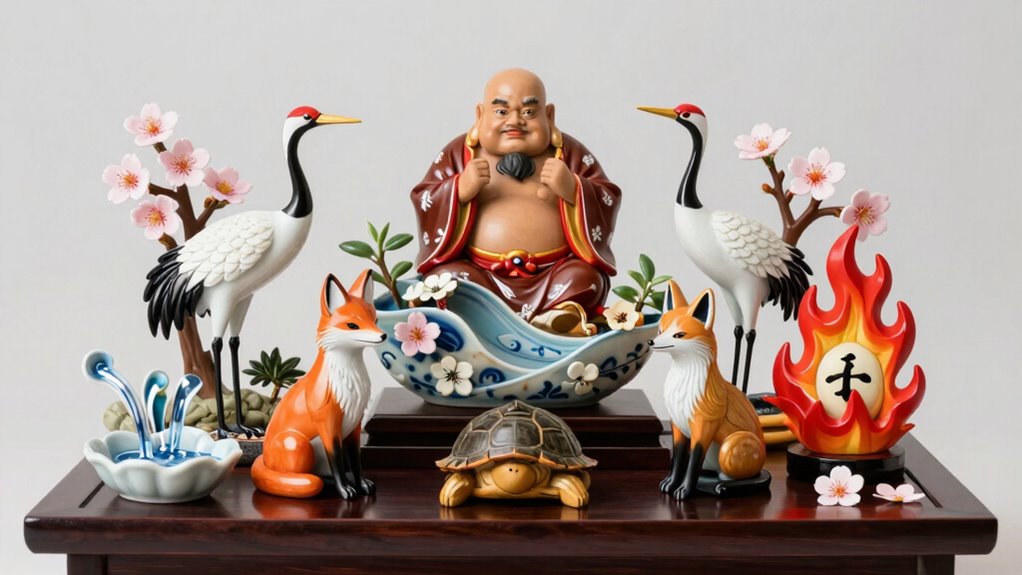 koi resilience crane longevity dragon wisdom